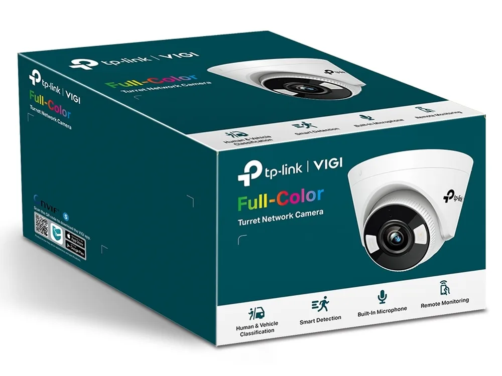 TP-Link VIGI C430 (4mm Lens) 3MP Full-Colour Turret Network Camera