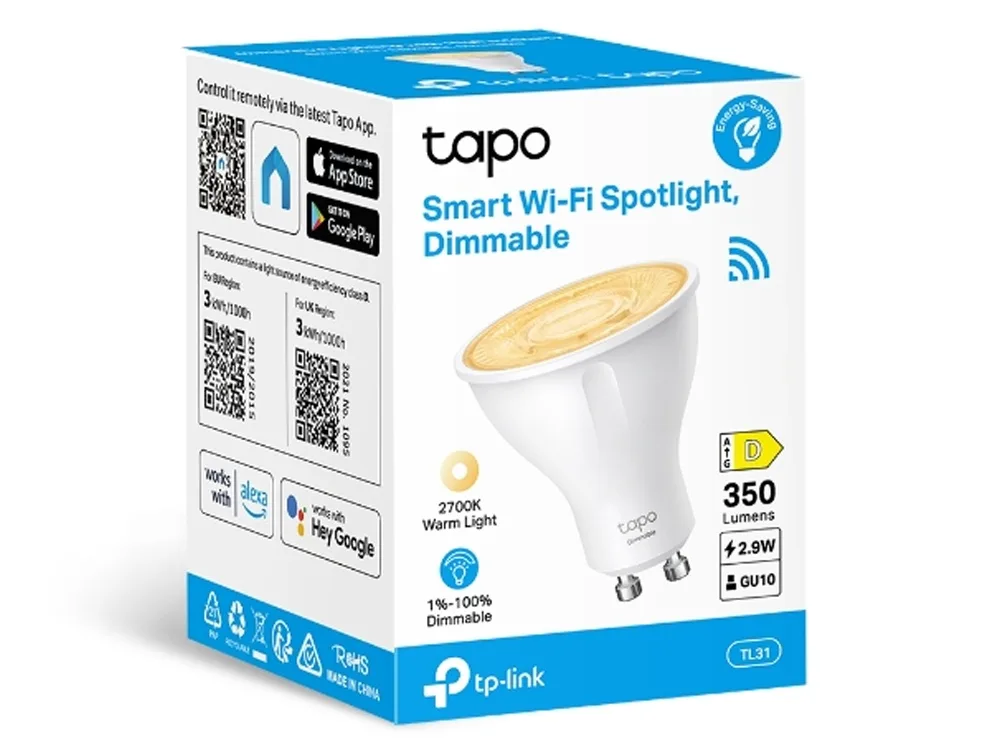0147515_0.jpeg TP-Link TL31 Smart Wi-Fi Spotlight - Dimmable