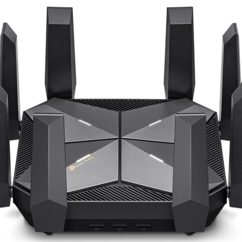 TP-Link Archer AXE300 AXE16000 Quad-Band Wi-Fi 6E Router - Smart Cameras
