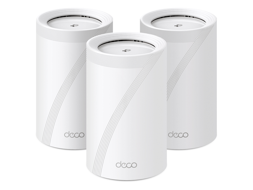 TP-Link Deco BE65 BE11000 Whole Home Mesh Wi-Fi 7 System (3-pack)
