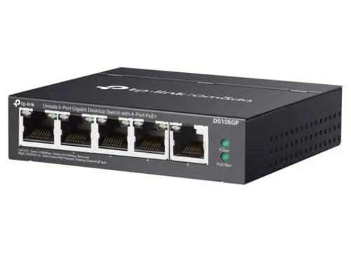 TP-Link DS105GP Omada 5-Port Gigabit Desktop Switch - Smart